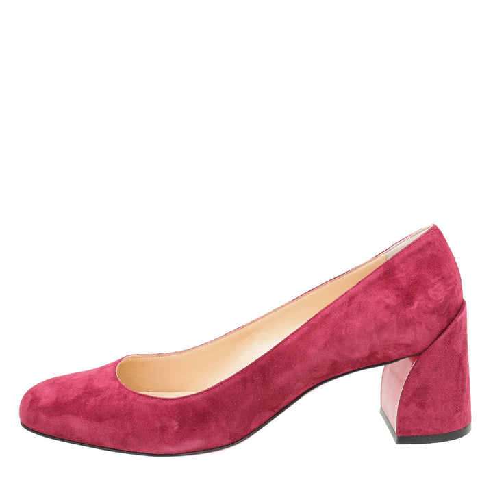 Christian Louboutin Boysenberry Violet Suede Miss Sab Pumps 41