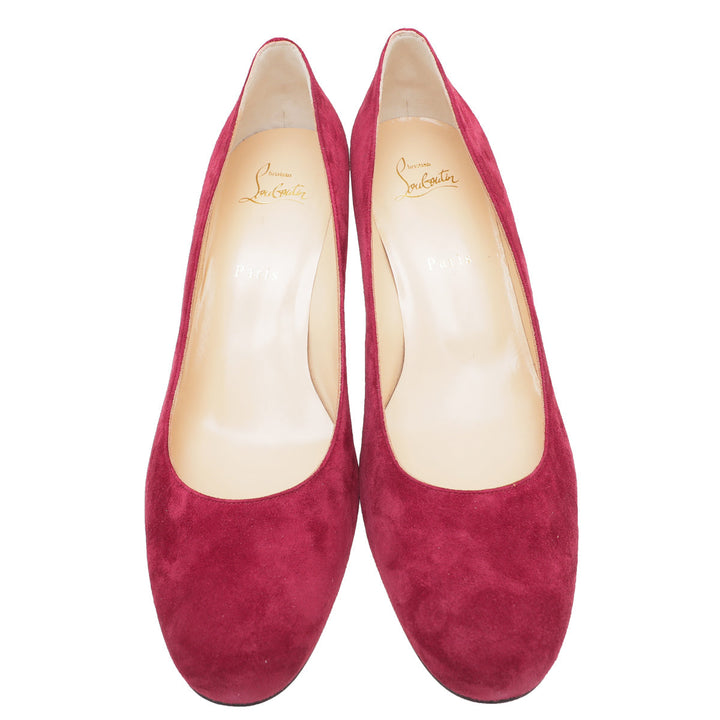 Christian Louboutin Boysenberry Violet Suede Miss Sab Pumps 41