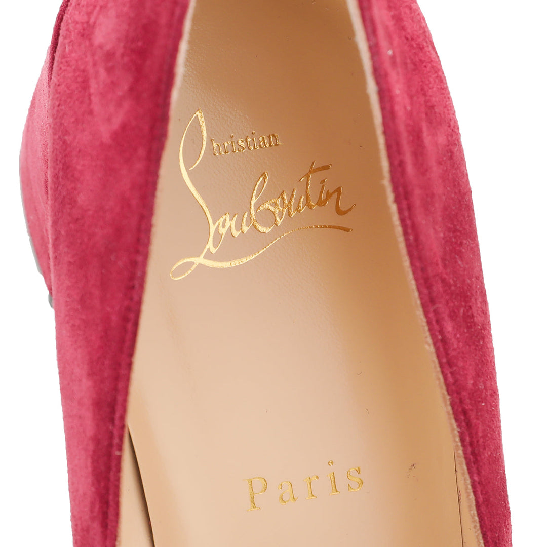 Christian Louboutin Boysenberry Violet Suede Miss Sab Pumps 41