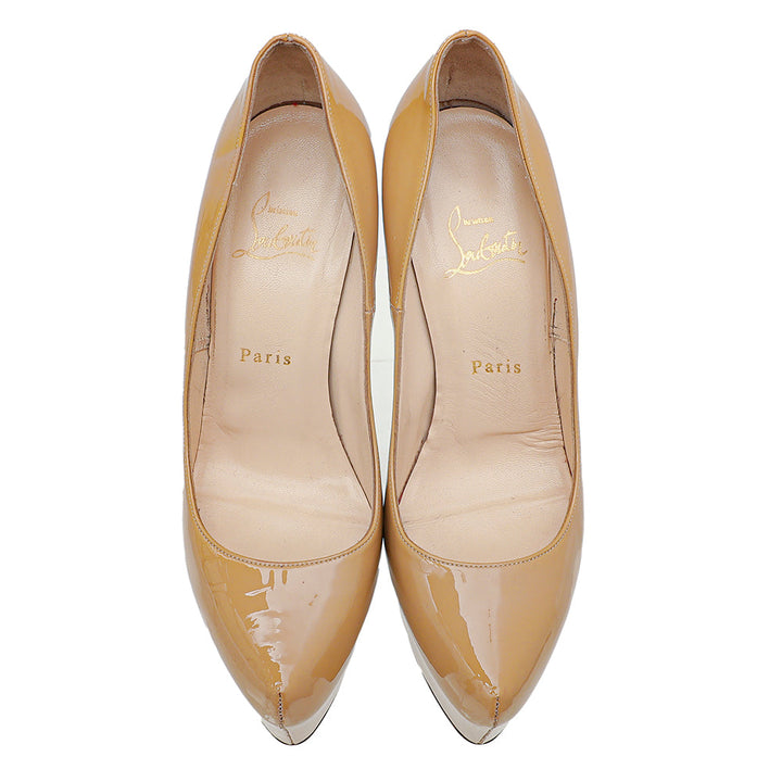 Christian Louboutin Beige Daffodile 160 Pumps 38.5