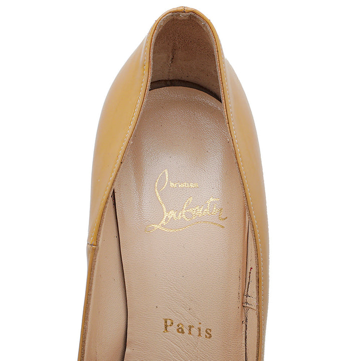 Christian Louboutin Beige Daffodile 160 Pumps 38.5
