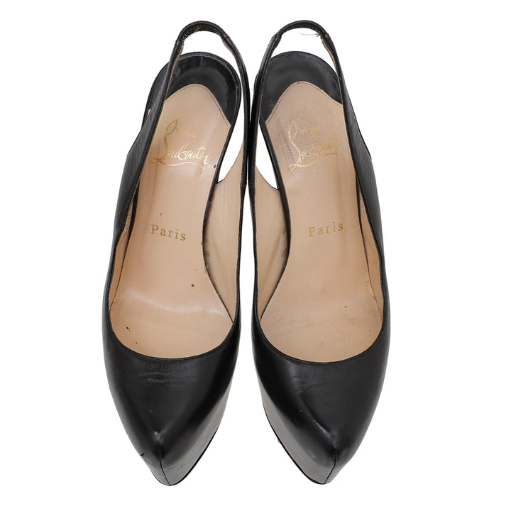 Christian Louboutin Black Dafsling Pumps 160mm 37