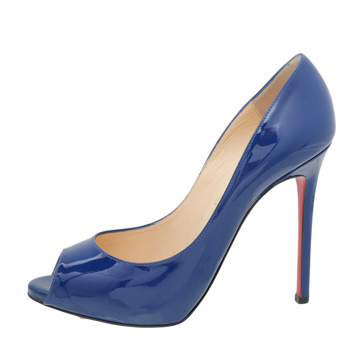Christian Louboutin Blue Flo 120 Pumps 38.5
