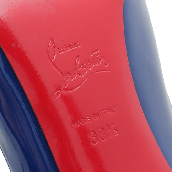 Christian Louboutin Blue Flo 120 Pumps 38.5