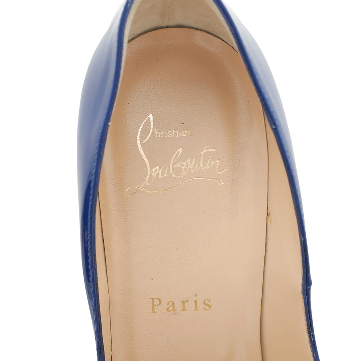 Christian Louboutin Blue Flo 120 Pumps 38.5