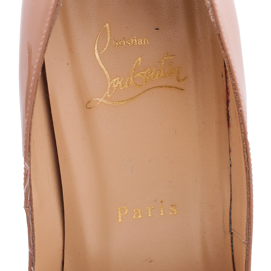Christian Louboutin Nude Lady Peep 39
