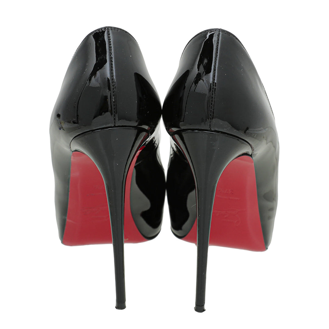 Christian Louboutin Black New Very Prive 120 Pumps 37.5