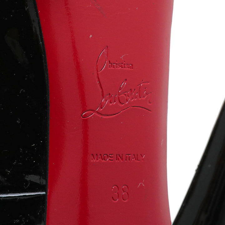 Christian Louboutin Black New Very Prive 120 Pumps 38