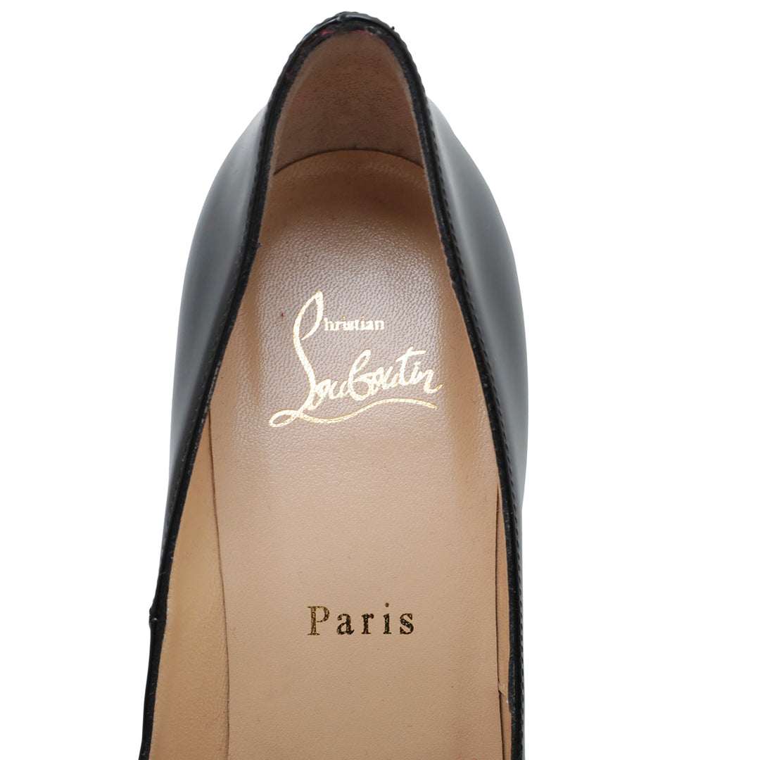 Christian Louboutin Black New Very Prive 120 Pumps 38.5
