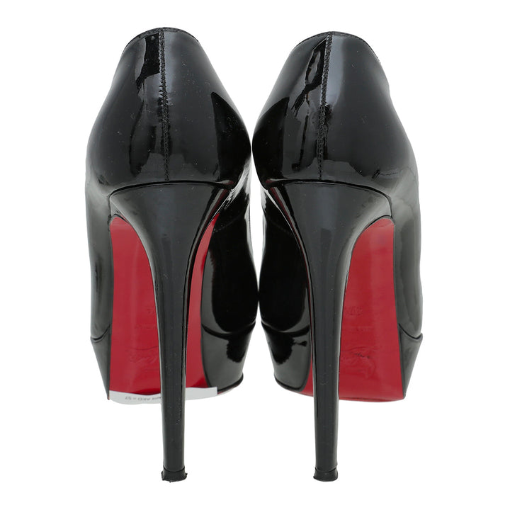 Christian Louboutin Black Bianca Platform Pump 37.5