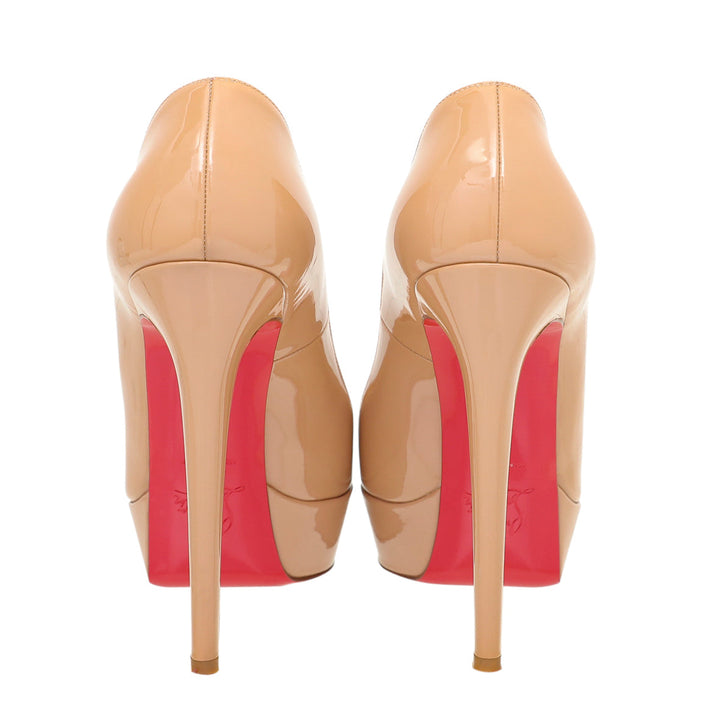 Christian Louboutin Nude Bianca Platform Pump 38