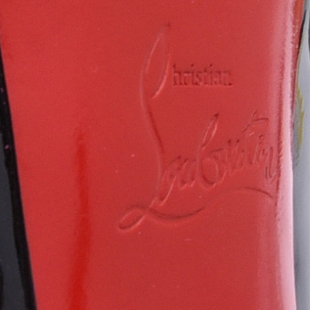 Christian Louboutin Black Very Prive Pump 38