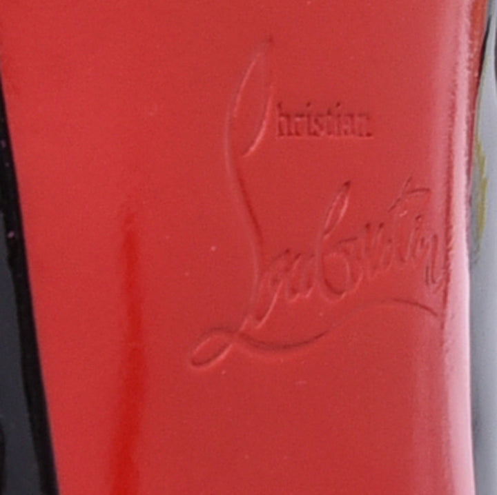 Christian Louboutin Black Very Prive Pump 38