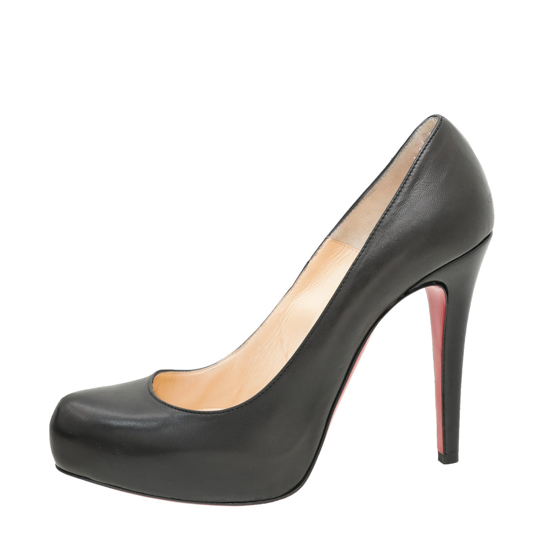 Christian Louboutin Black Rolando 120 Pumps 38