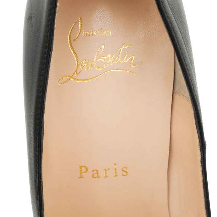 Christian Louboutin Black Rolando 120 Pumps 38