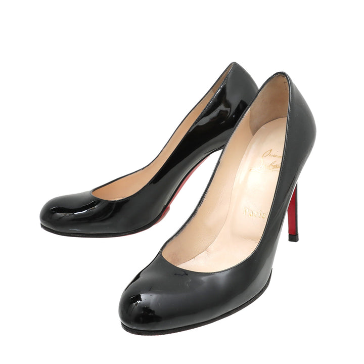 Christian Louboutin Black Simple 100 Pumps 38.5