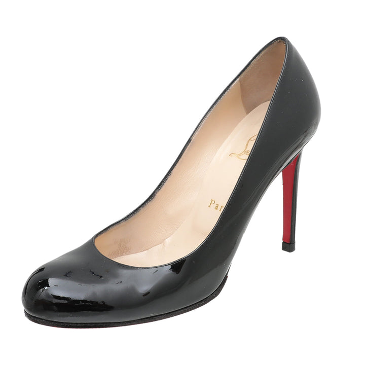 Christian Louboutin Black Simple 100 Pumps 38.5