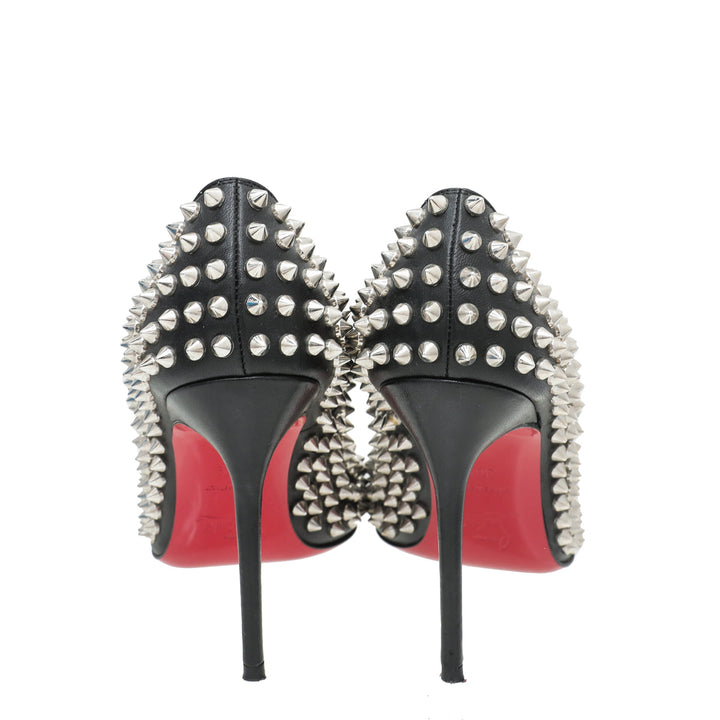 Christian Louboutin Black Spike 100 Pumps 36.5