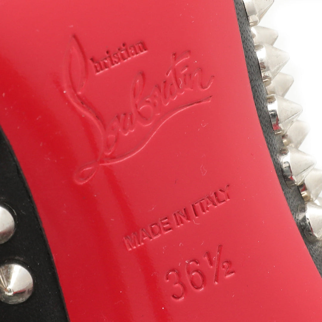 Christian Louboutin Black Spike 100 Pumps 36.5