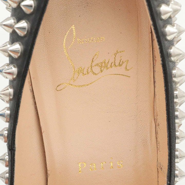 Christian Louboutin Black Spike 100 Pumps 36.5