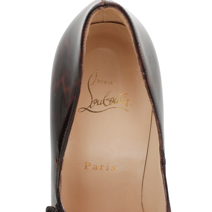 Christian Louboutin Tortoise Relika 140 Pumps 40