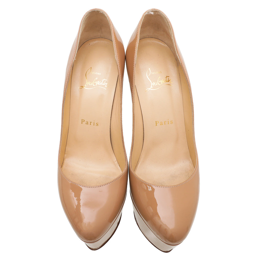Christian Louboutin Nude Victoria 160 Pumps 37.5