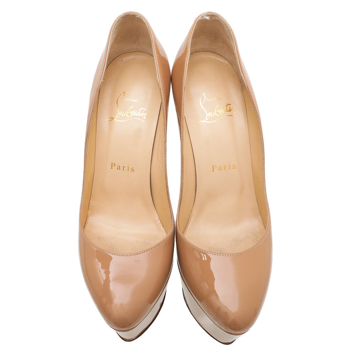 Christian Louboutin Nude Victoria 160 Pumps 37.5
