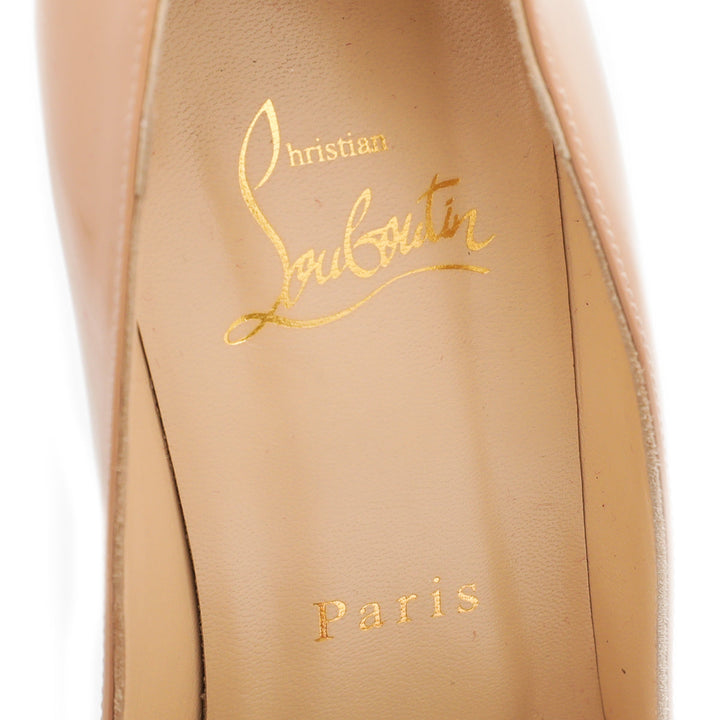 Christian Louboutin Nude Victoria 160 Pumps 37.5