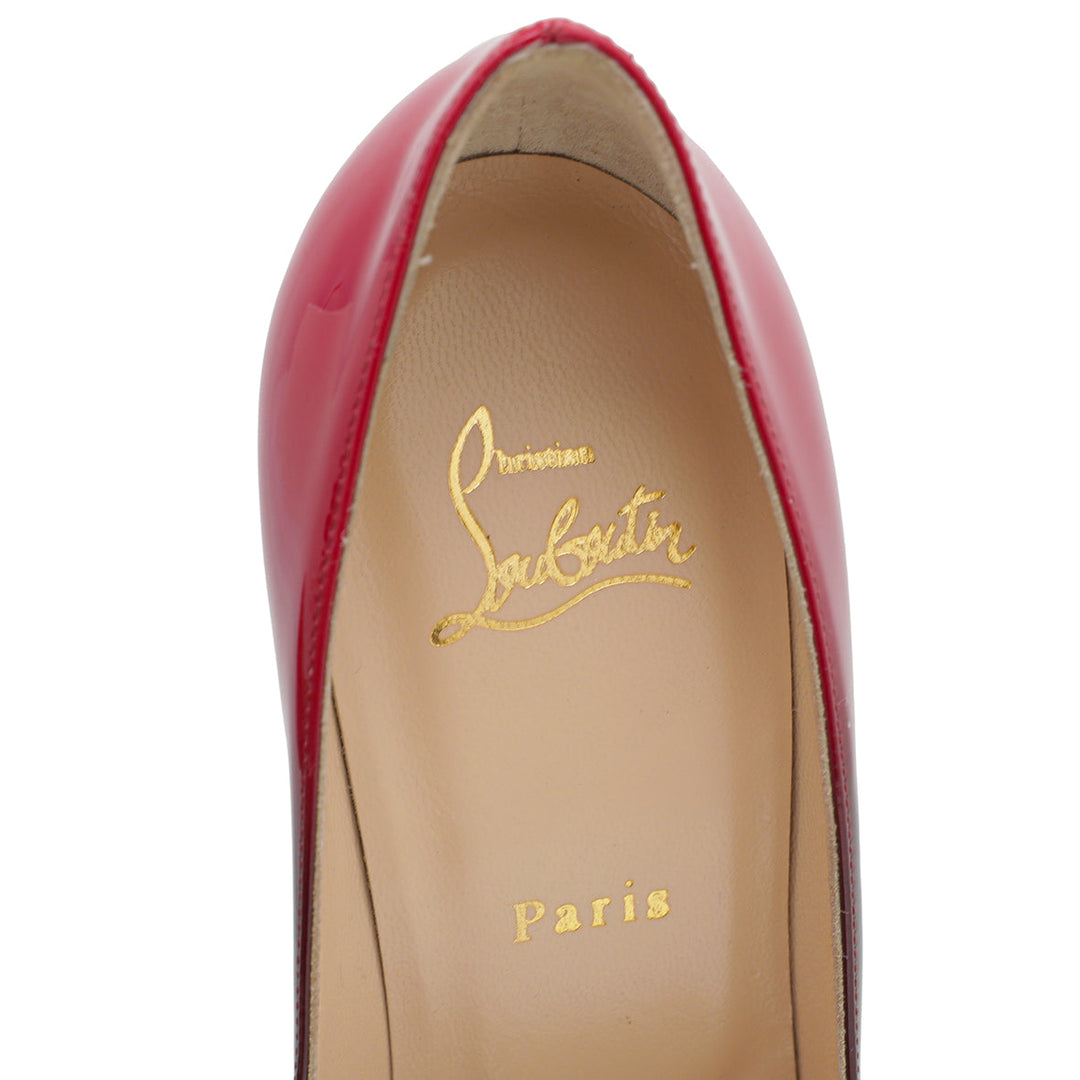 Christian Louboutin Two Tone Youtish Peep Toe Pump 39.5