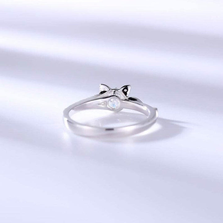 Crystal Cat Ring