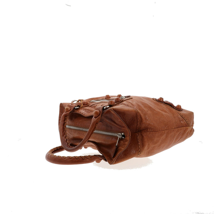 Top Quality Balenciaga Handbag in Brown Leather