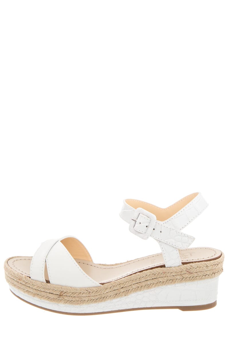 Christian Louboutin "Almerio 60" White Wedge SZ 38