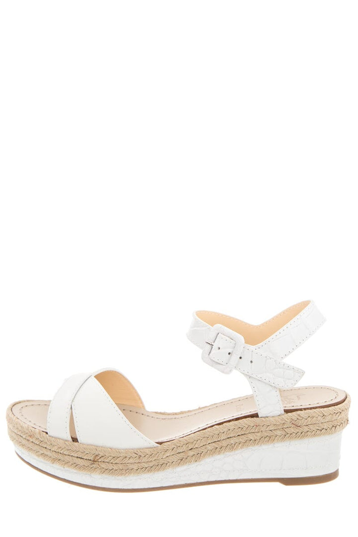 Christian Louboutin "Almerio 60" White Wedge SZ 38