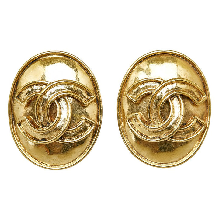 Top Quality Chanel Cocomark Drop Earring Gold   Chanel