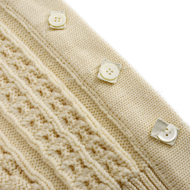 Top Quality Chanel cable-knit wool long cardigan #38