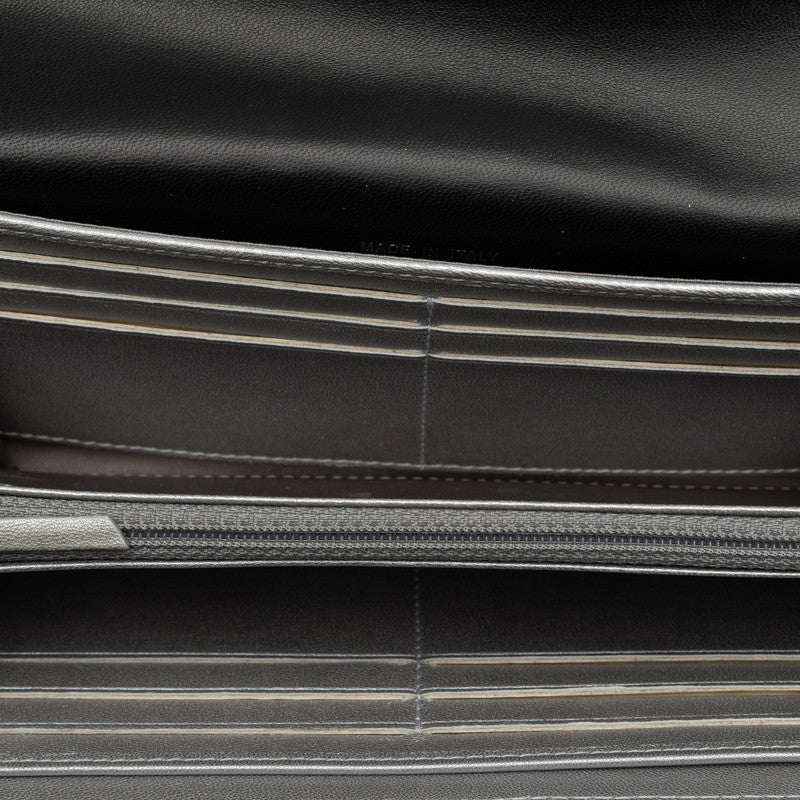 Top Quality Chanel CAMERIA COCOMARK Long Wallet Black   CHANEL