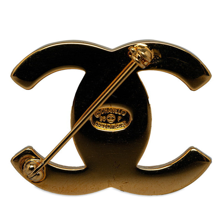 Top Quality Chanel Vintage Coco Turn-Lock Brochure Gold   Chanel