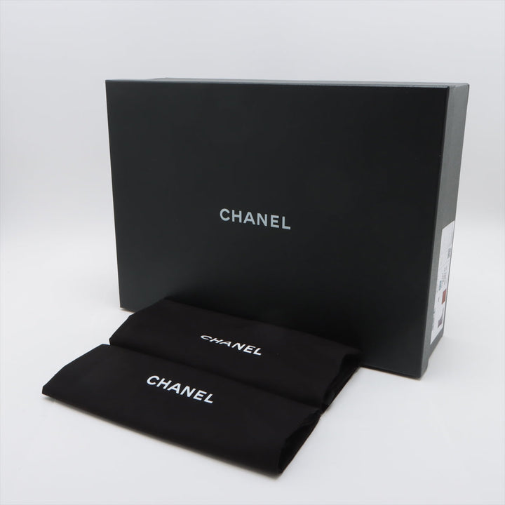 Top Quality Chanel Coco Leather Short Boots 36C  Brown G36707 Matrasse Side Zip Box  Bag