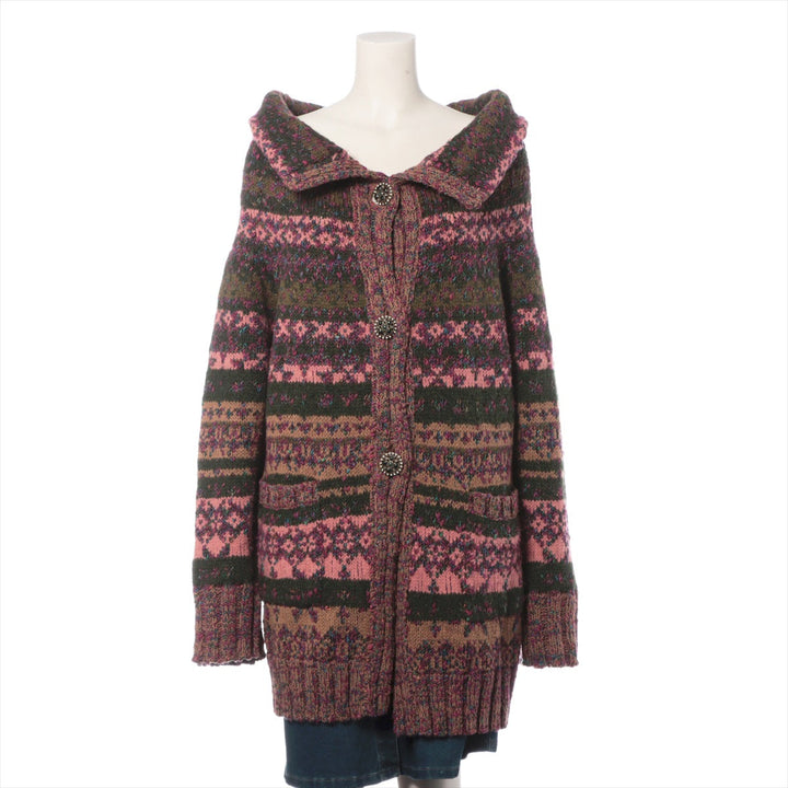 Top Quality Chanel Grippor Cotton x Wool Cardigan 34  Multicolor P46457K05874
