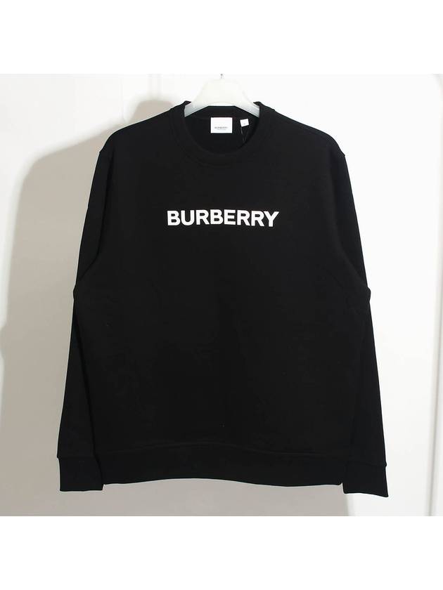 Burberry Front Logo Print Sweatshirt Black