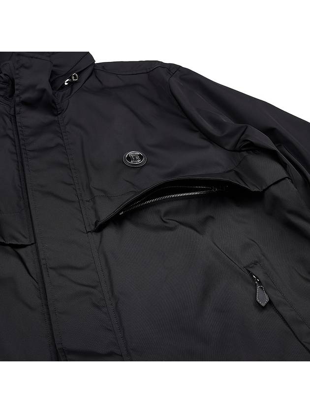Burberry Packaway Monogram Windbreaker Black