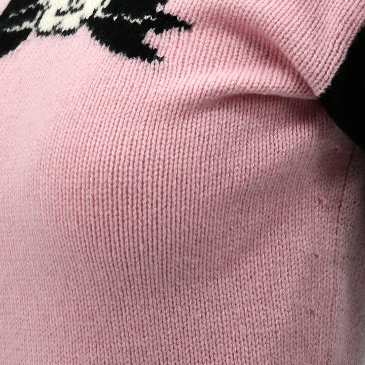 Top Quality Chanel Fall 1995 bow-print cashmere jumper #38
