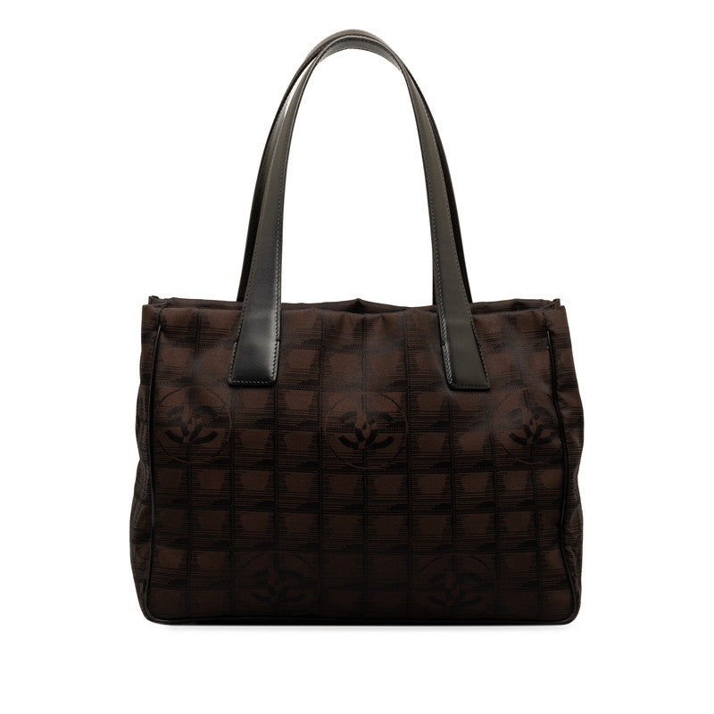 Top Quality Chanel New Loveel Lines PM Tote Bag Handbag Brown Black Nylon Leather  CHANEL