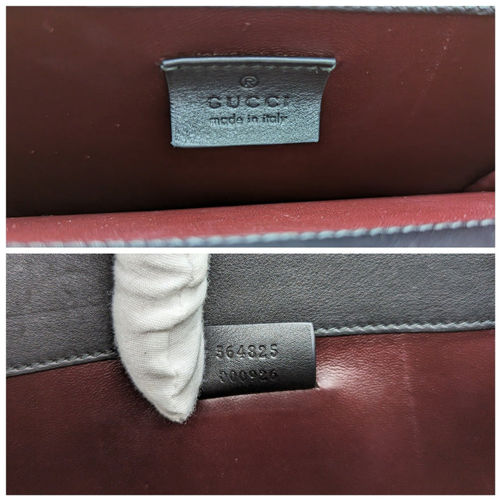 Gucci Zumi Lizard Frame Shoulder Bag