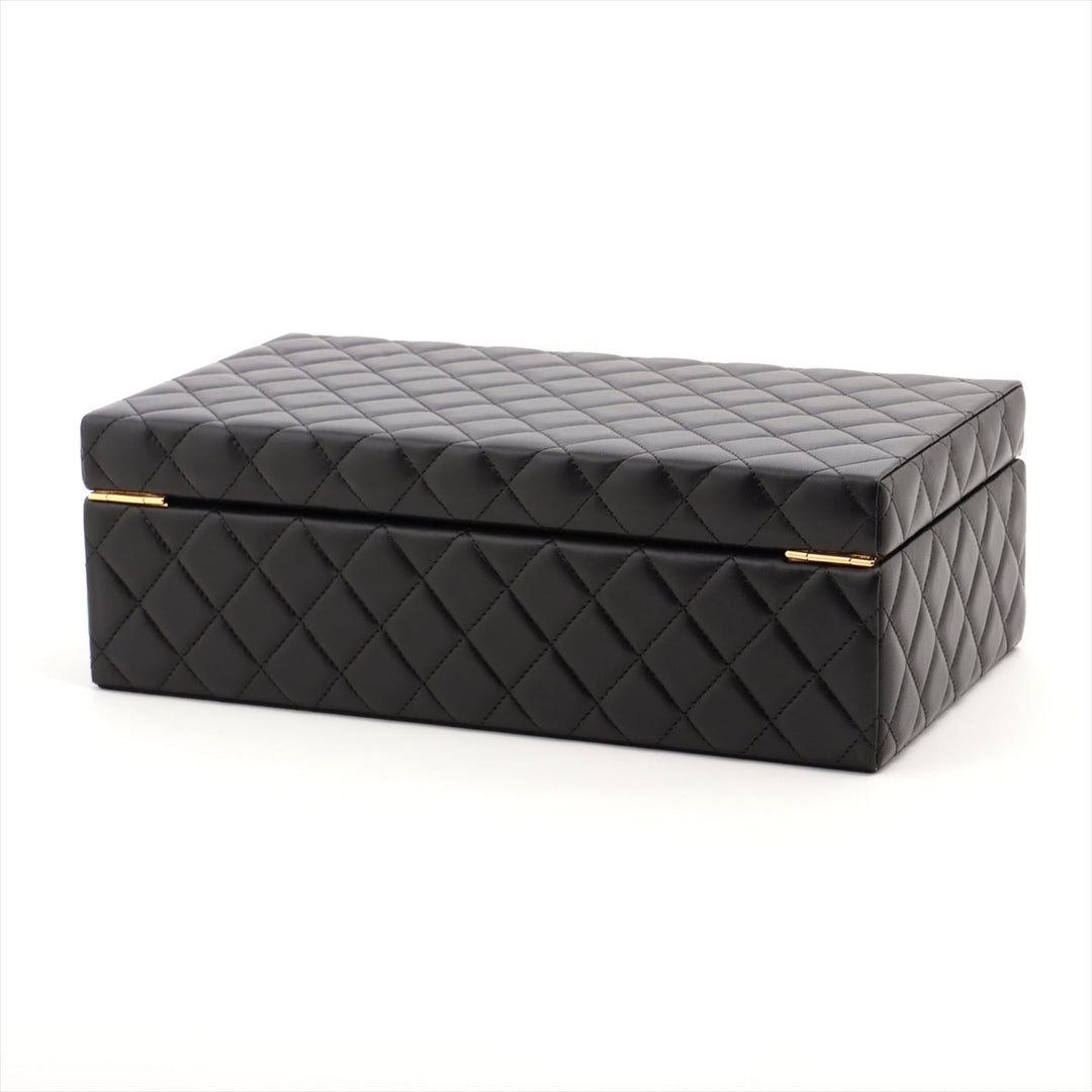 Top Quality Chanel Matrasse  Jewelry Case Black G