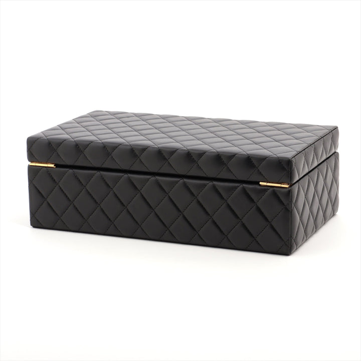 Top Quality Chanel Matrasse  Jewelry Case Black G