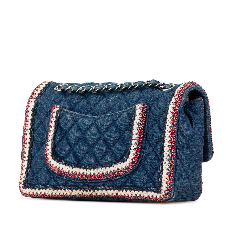 Top Quality Chanel Denim Matelasse Coco Mark Chain Shoulder Bag