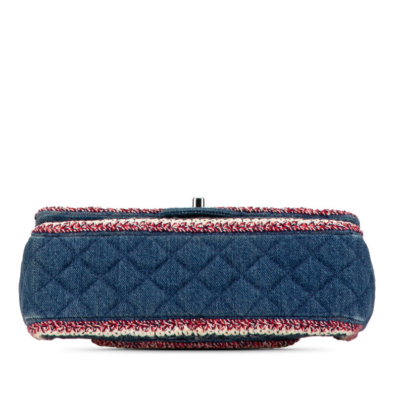 Top Quality Chanel Denim Matelasse Coco Mark Chain Shoulder Bag