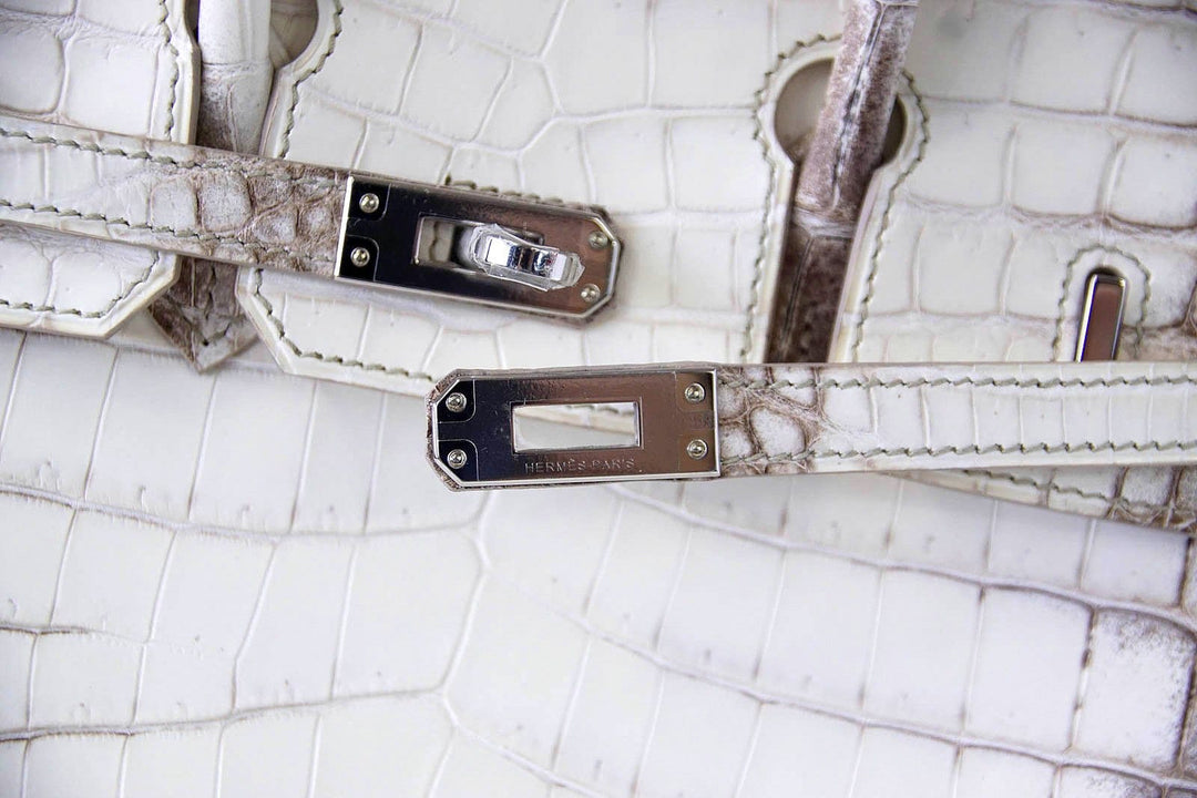 Top quality Hermes Birkin 25 Bag Blanc Himalaya Exquisite Jewel Palladium Hardware
