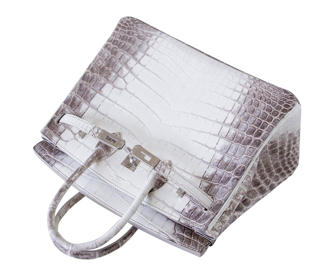 Top quality Hermes Birkin 25 Bag Blanc Himalaya Exquisite Jewel Palladium Hardware
